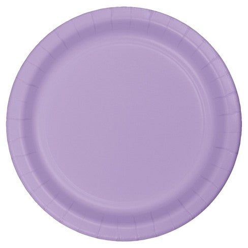 PURPLE PAPER PLATE