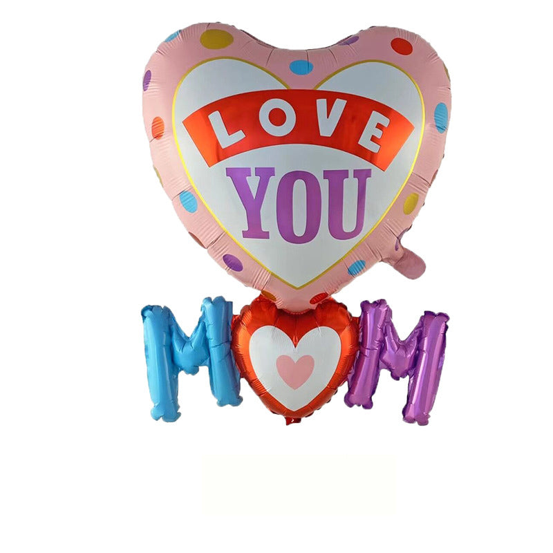 Love You Mom Foil Balloon