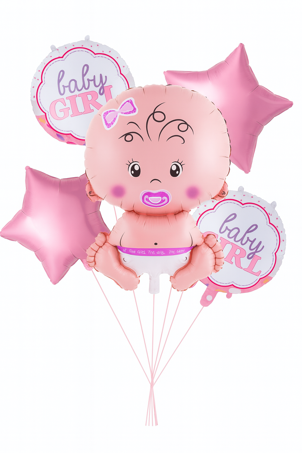 Baby Girl balloon bouquet