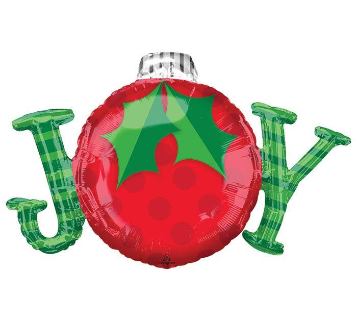 JOY ORNAMENT FOIL BALLOON