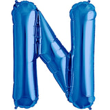 Mini Blue Foil Balloon - Letter