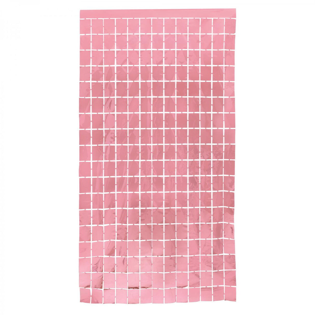 PINK FOIL SQUARE CURTAIN