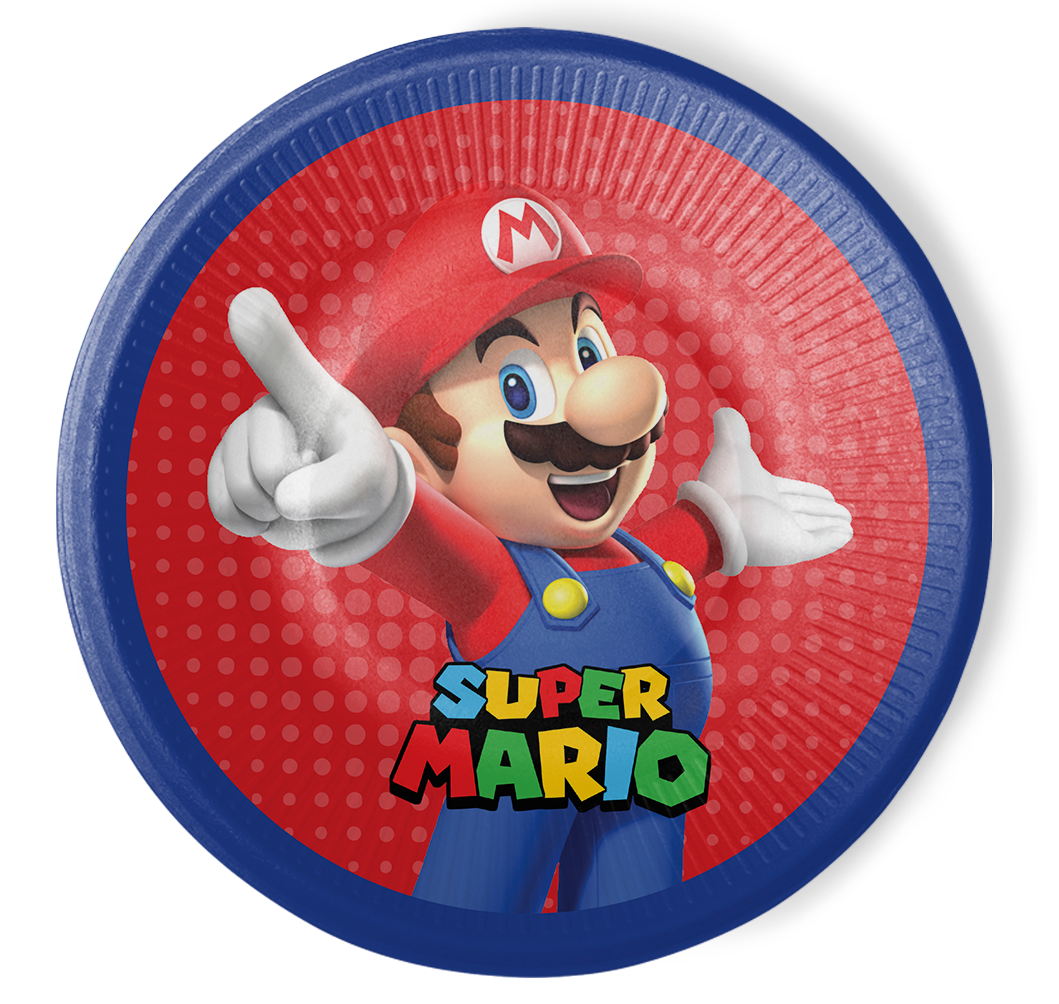 PLATE SUPER MARIO