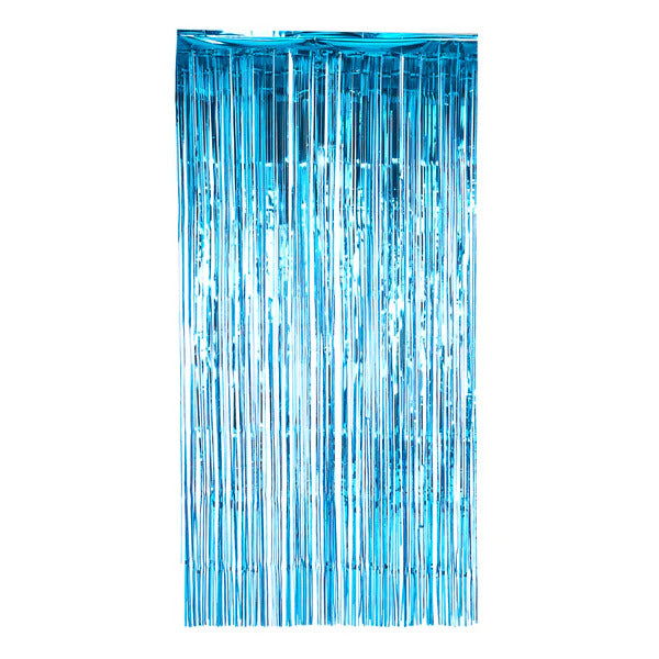 METALLIC FRINGE CURTAIN