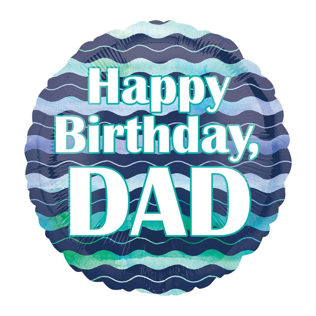 Happy Birthday Dad Foil Balloon