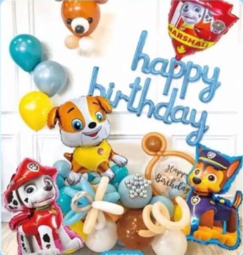 DIY PAW PATROL BALLOON SET