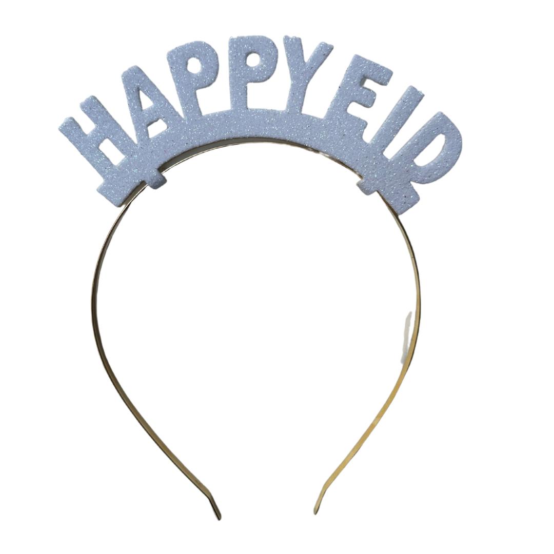 Happy Eid Silver Headband