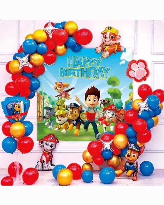 DIY PAW PATROL BALLOON SET