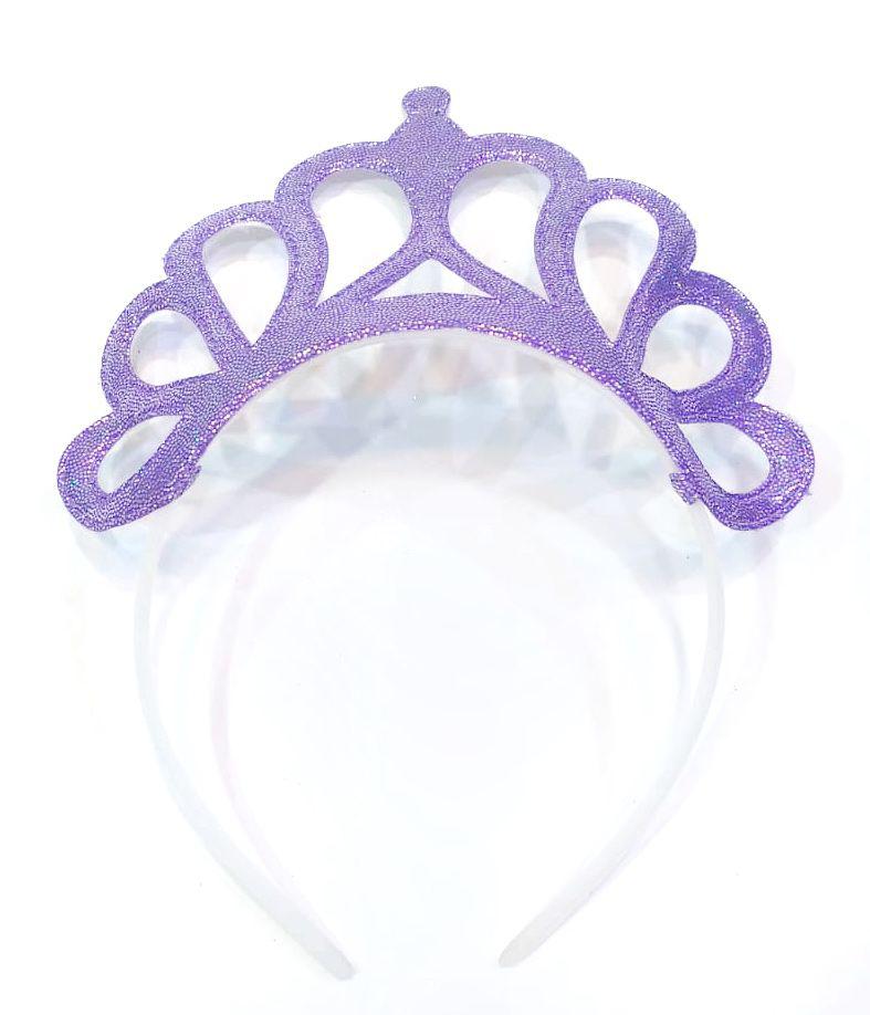 METALLIC TIARA PURPLE