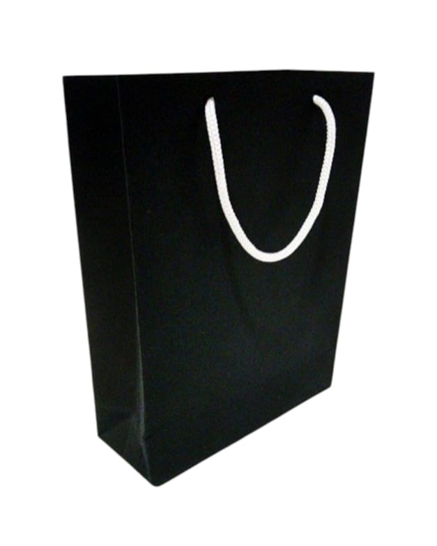 BLACK LONG GIFT BAG