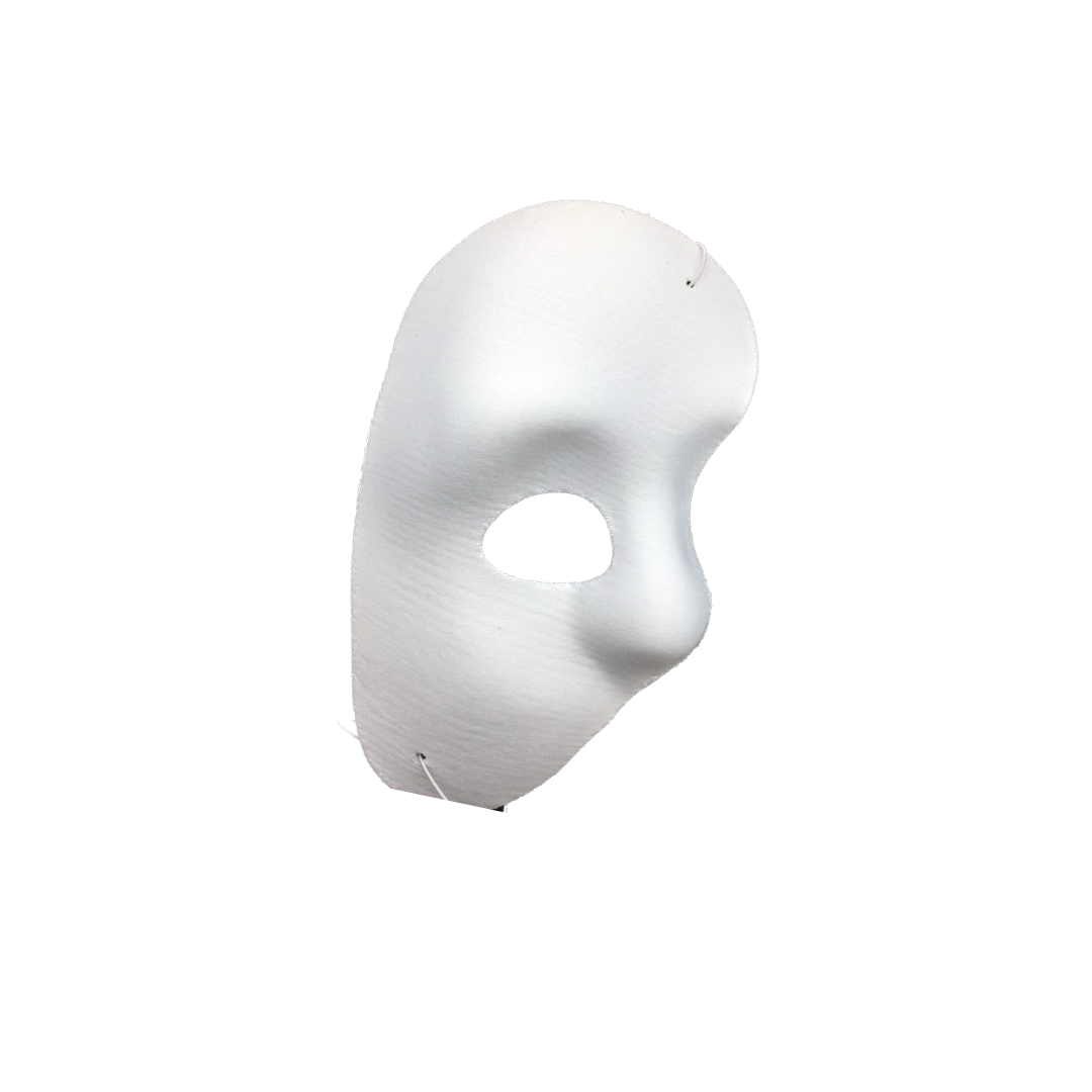 Phantom 1/2 face mask White