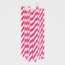 STRAW SWIRL HOT PINK