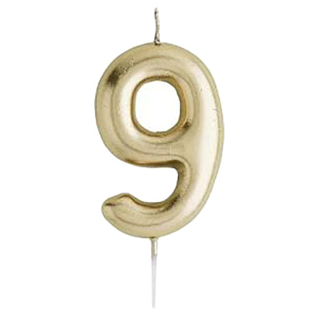 Number  Candle Gold