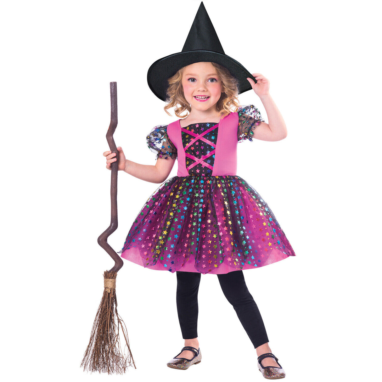 COSTUME RAINBOW WITCH 2-3 YEARS