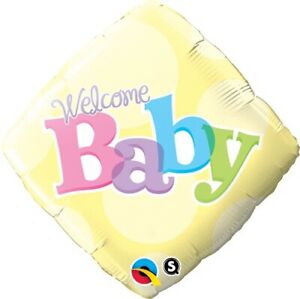 Welcome Baby With Yellow Dots