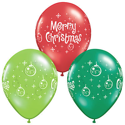 Merry Christmas Ornament Balloon