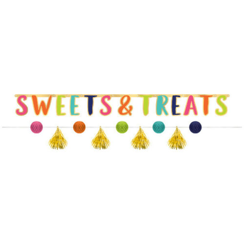 Happy Birthday Sweets And Treats Banner