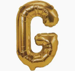 Letter Balloons Gold