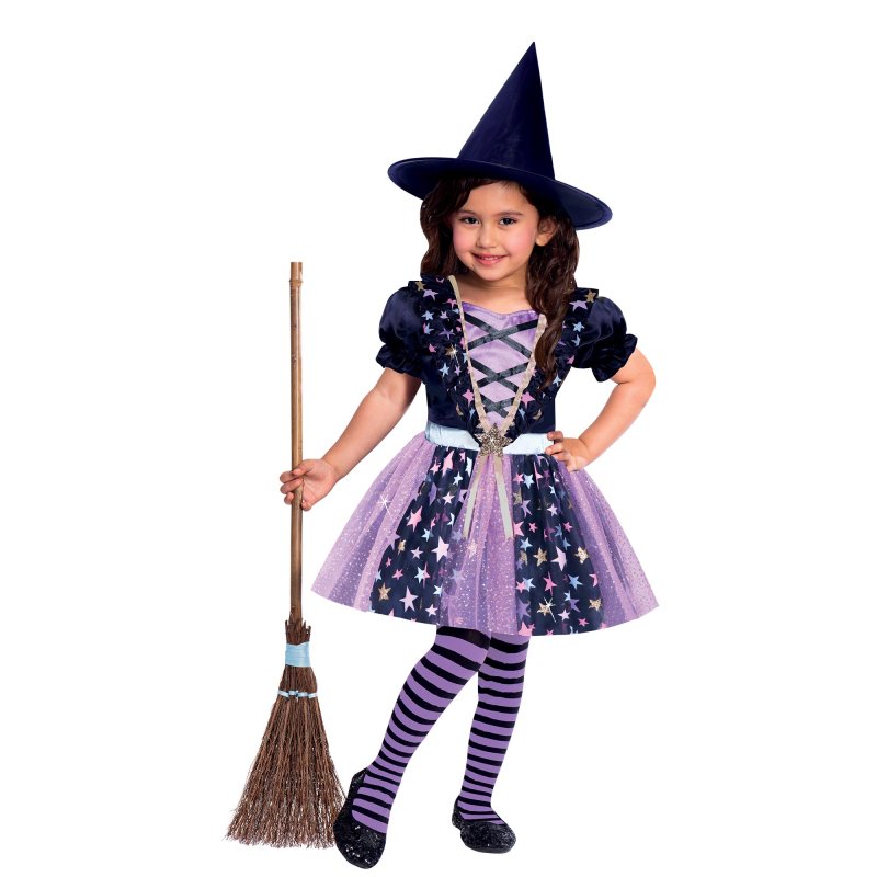 Starlight Witch Costume - Age 2-3 Years - The Party Station